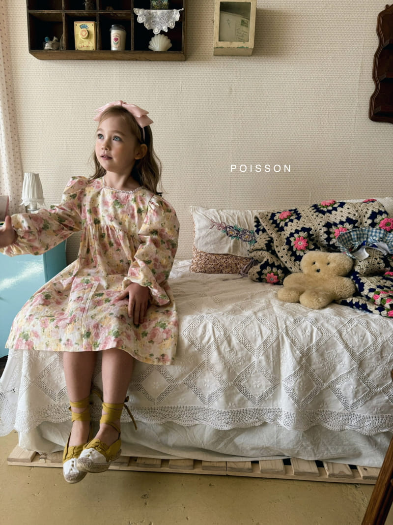 Poisson - Korean Children Fashion - #childofig - Rose One-Piece - 4