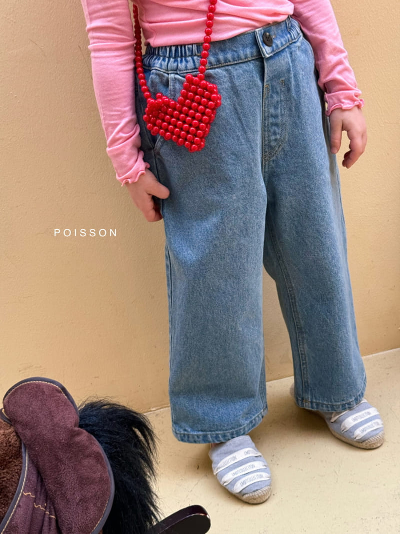 Poisson - Korean Children Fashion - #kidsshorts - Luco Denim Pants - 6
