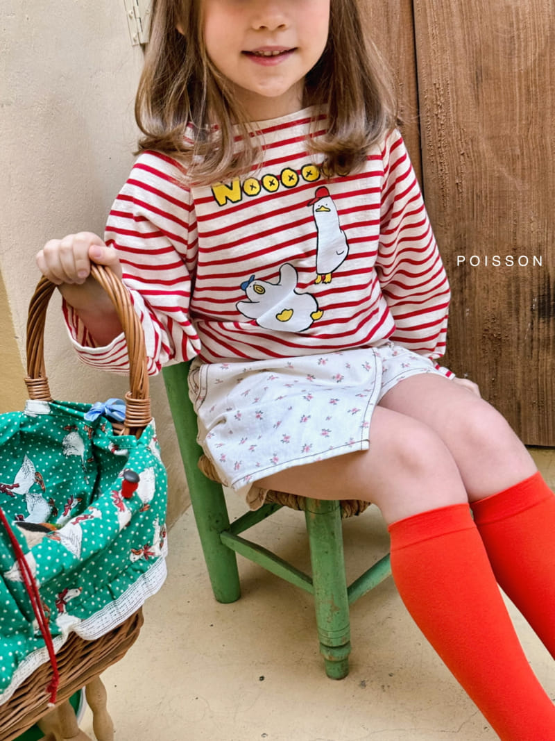 Poisson - Korean Children Fashion - #kidsshorts - Nunu ST Tee