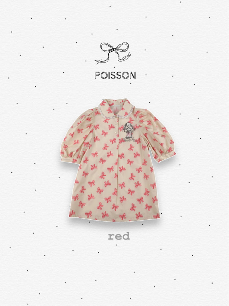 Poisson - Korean Children Fashion - #kidsstore - Ribbon Mini One-Piece - 9
