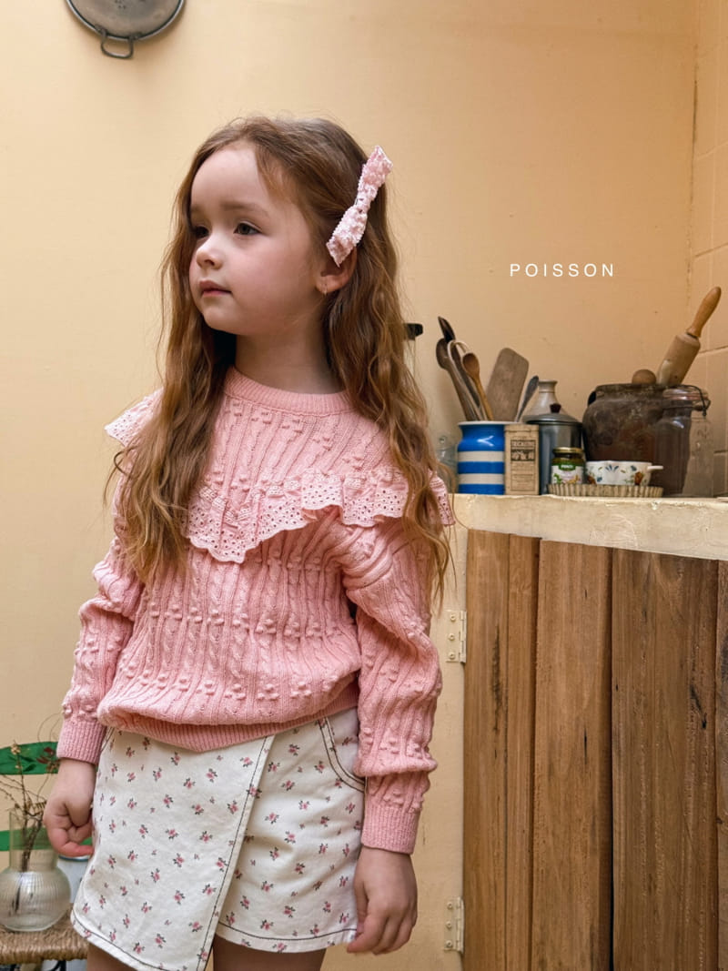 Poisson - Korean Children Fashion - #littlefashionista - Lisa Frill Knit - 6
