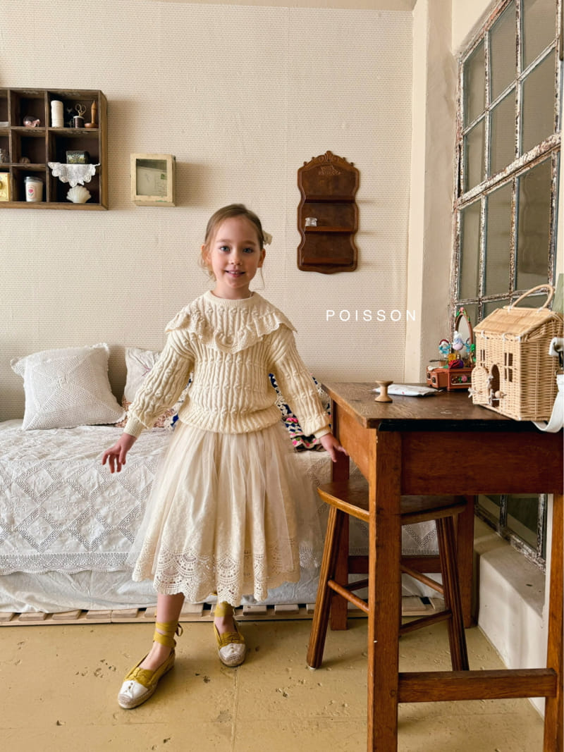 Poisson - Korean Children Fashion - #minifashionista - Lisa Frill Knit - 8