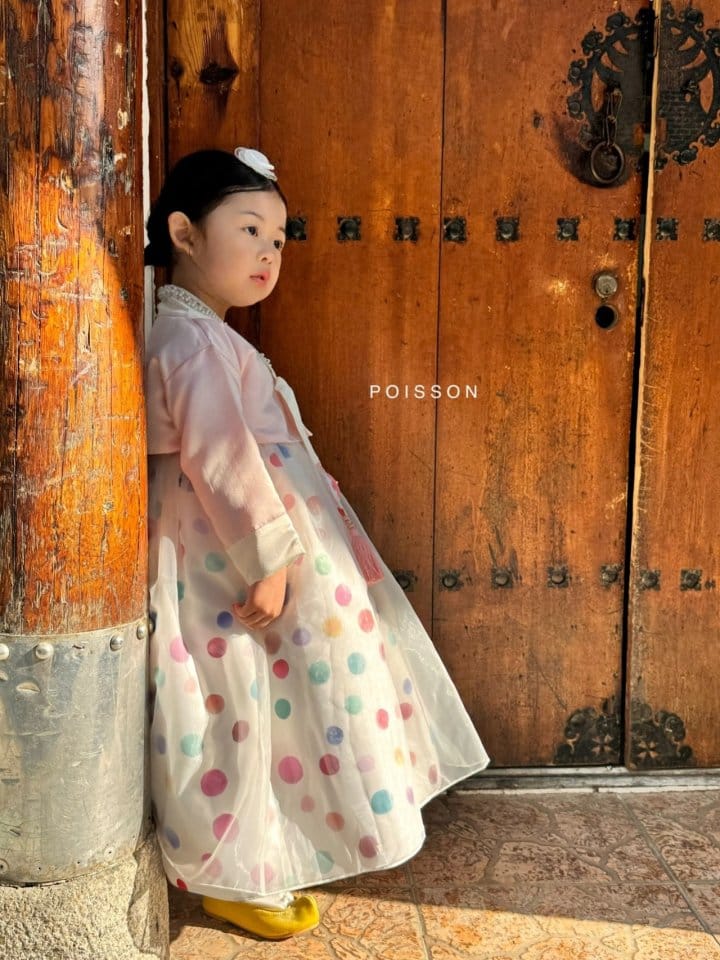 Poisson - Korean Children Fashion - #stylishchildhood - Lami Hanbok Set - 10