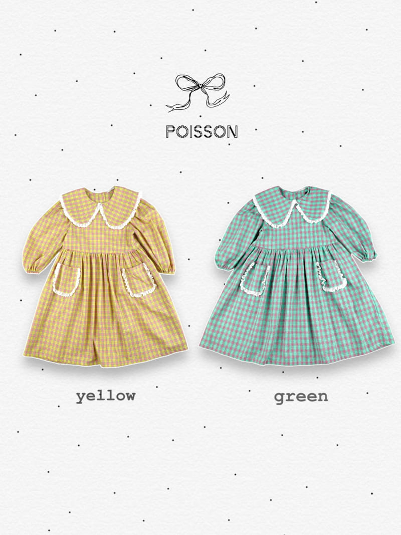 Poisson - Korean Children Fashion - #todddlerfashion - Make Check One-Piece