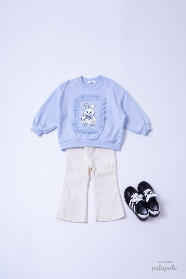 Pulupulu - Korean Children Fashion - #Kfashion4kids - Bunny Lace Sweatshirt - 5