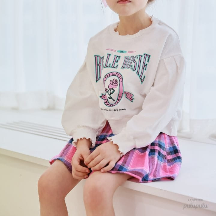 Pulupulu - Korean Children Fashion - #kidzfashiontrend - Pleated Check Skirt - 4