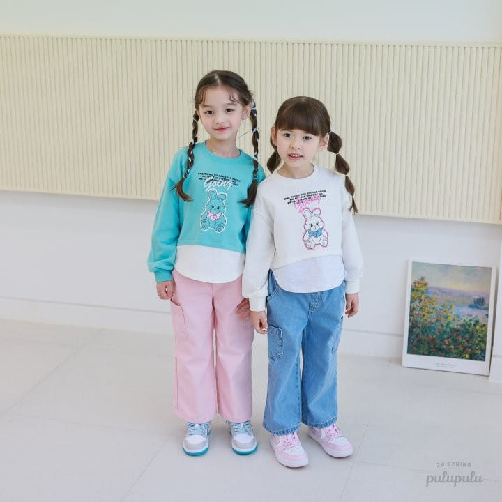 Pulupulu - Korean Children Fashion - #Kfashion4kids - Pocket Wide Pants - 2