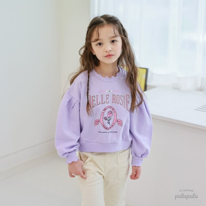 Pulupulu - Korean Children Fashion - #childofig - Rose Frill Sweatshirt - 2