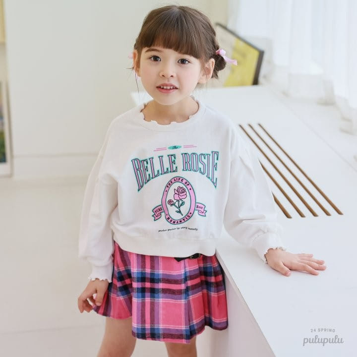 Pulupulu - Korean Children Fashion - #childofig - Rose Frill Sweatshirt - 3