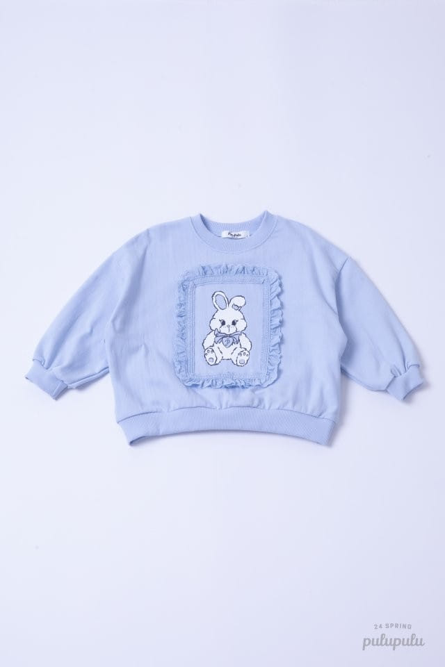 Pulupulu - Korean Children Fashion - #childrensboutique - Bunny Lace Sweatshirt - 12