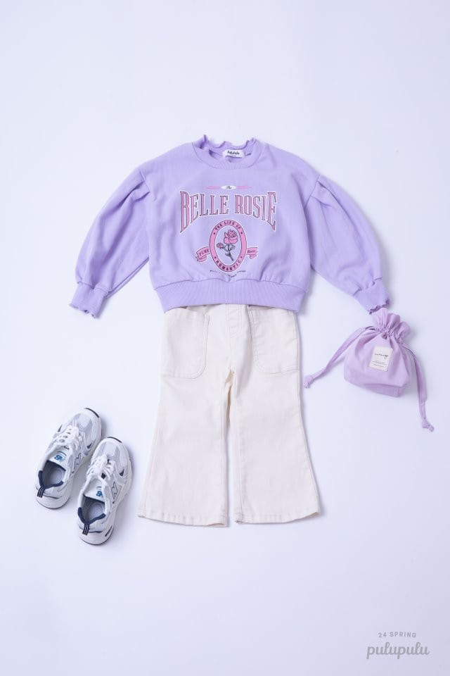 Pulupulu - Korean Children Fashion - #discoveringself - Rose Frill Sweatshirt - 6
