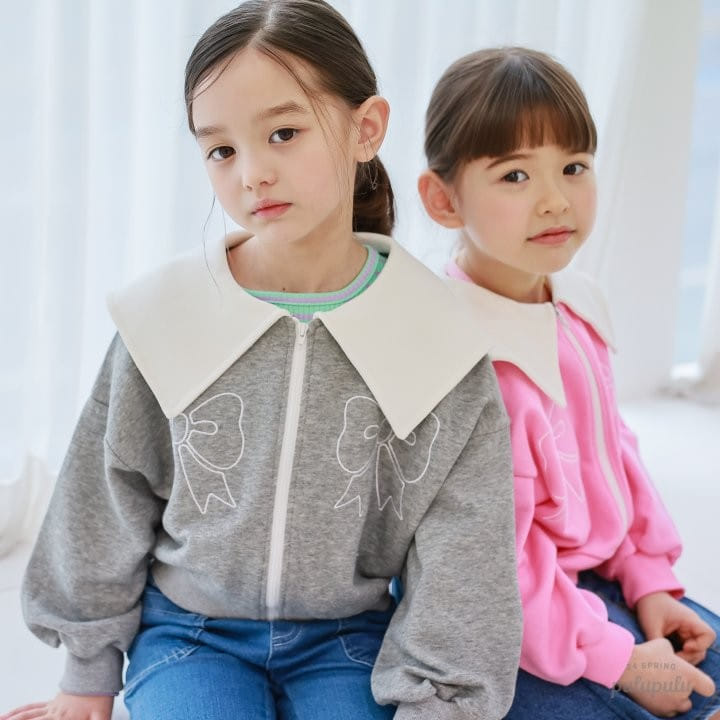 Pulupulu - Korean Children Fashion - #kidsshorts - Ribona Collar Jacket - 7