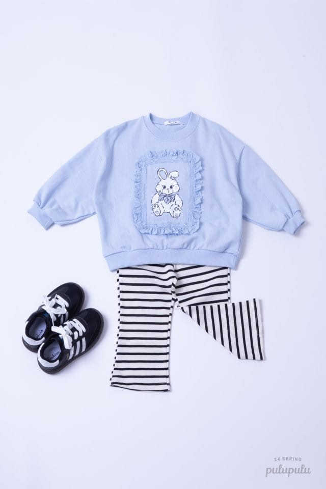 Pulupulu - Korean Children Fashion - #littlefashionista - Bunny Lace Sweatshirt - 6