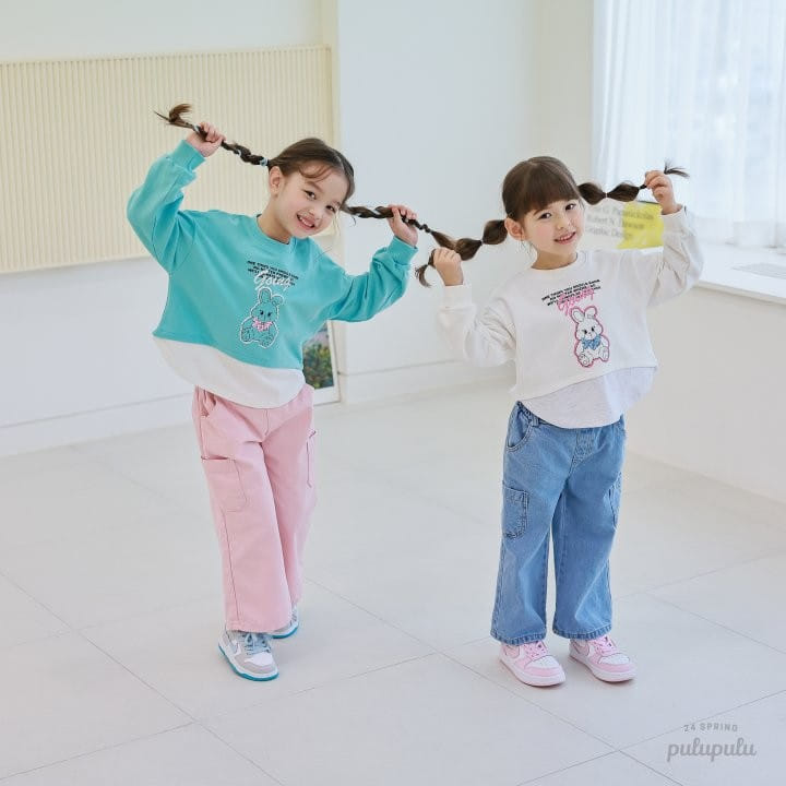 Pulupulu - Korean Children Fashion - #littlefashionista - Pocket Wide Pants - 3