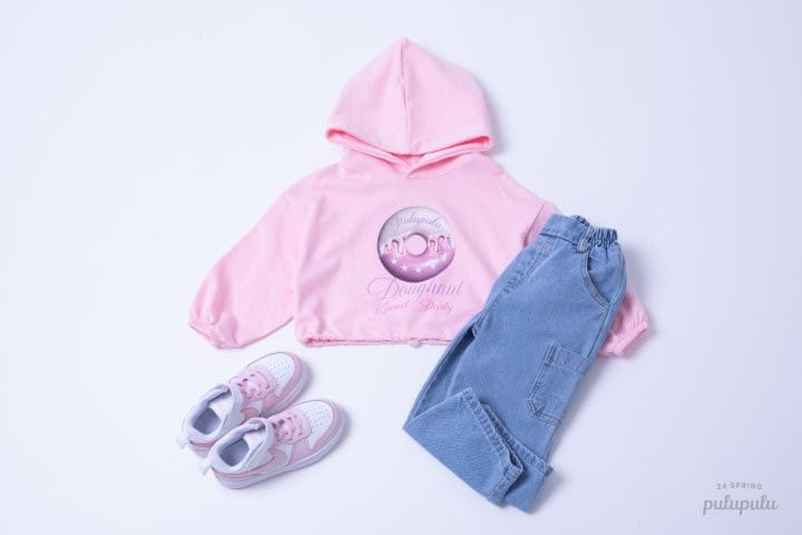 Pulupulu - Korean Children Fashion - #prettylittlegirls - Donut Hood Sweatshirt - 7