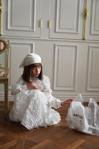 Ramijini - Korean Children Fashion - #Kfashion4kids - Flat White One-Piece - 8