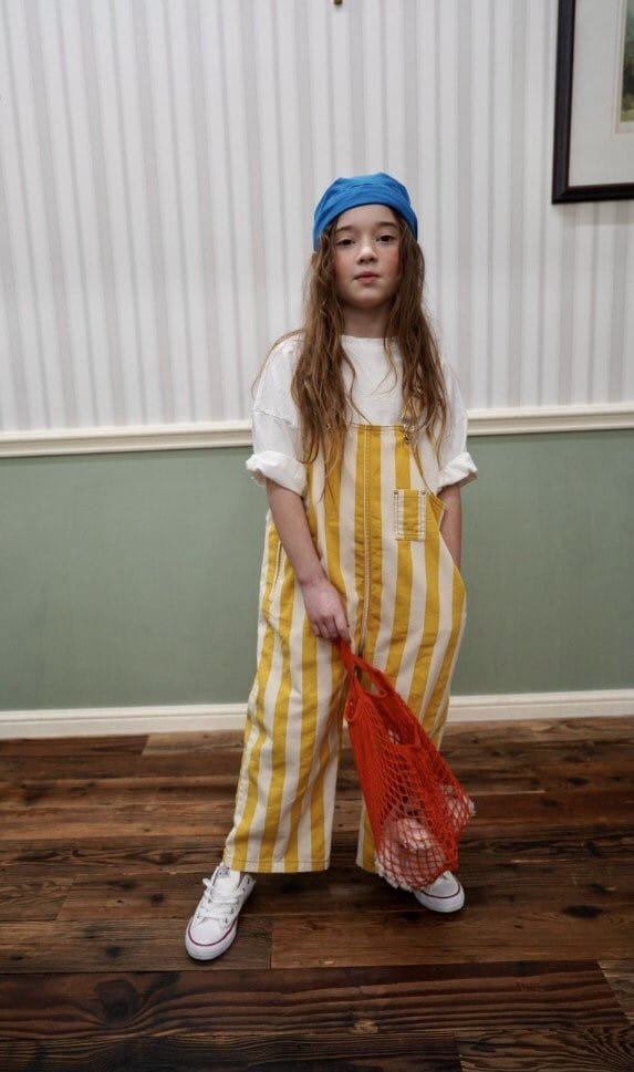 Ramijini - Korean Children Fashion - #kidsshorts - Fubao Dumgarees Pants - 4