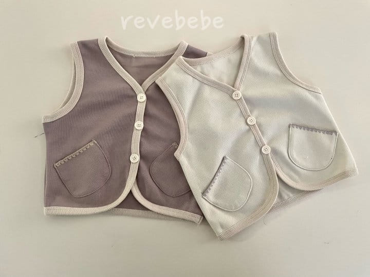Reve Kid - Korean Baby Fashion - #babygirlfashion - Pocket Vest Top Bottom Set - 3