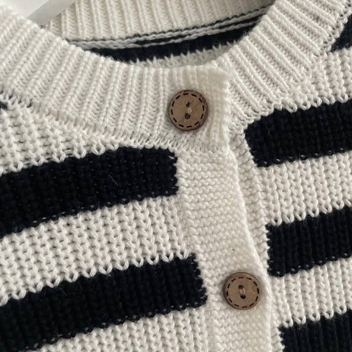 Reve Kid - Korean Baby Fashion - #babyoninstagram - ST Cardigan Top Bottom Set - 6