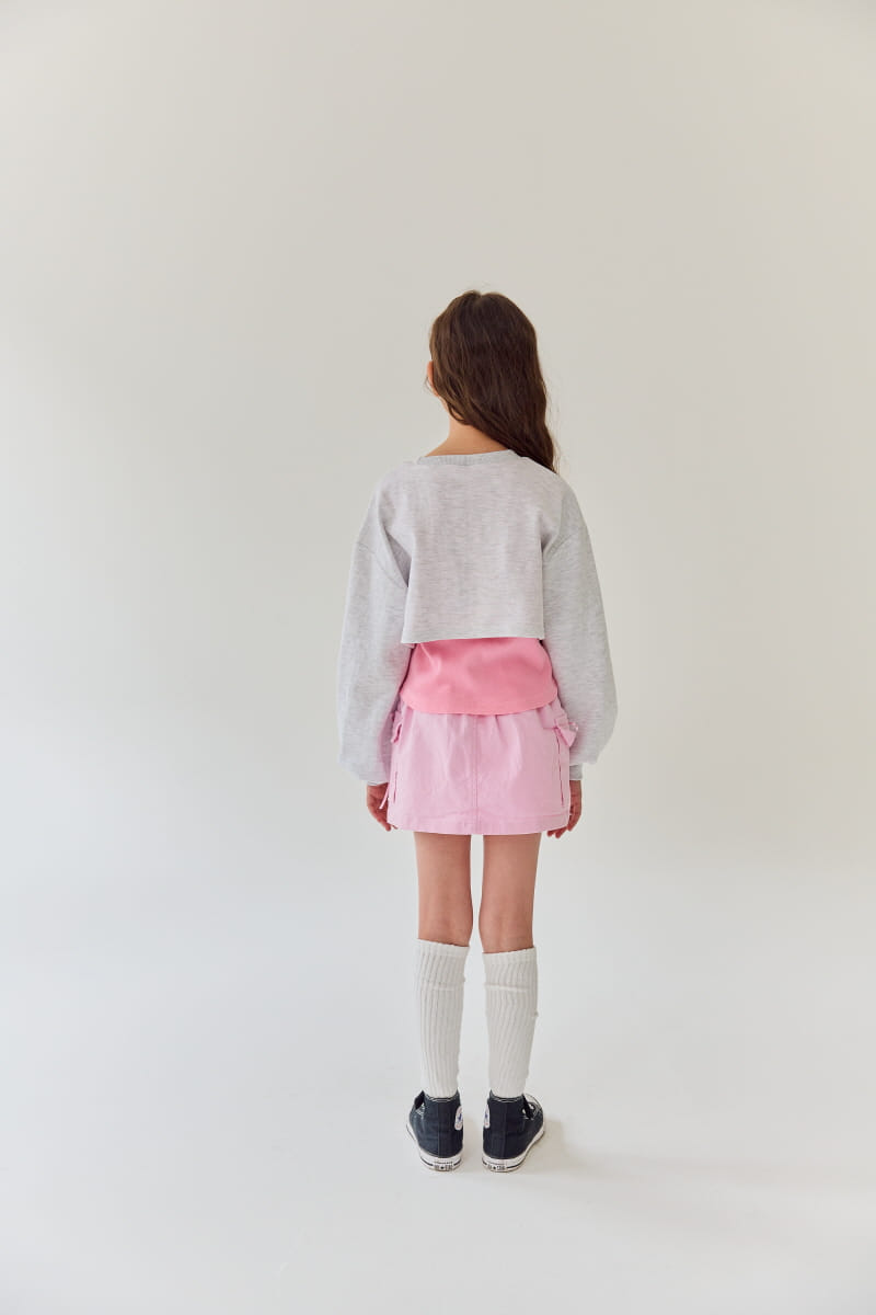 Rilla - Korean Children Fashion - #Kfashion4kids - Bule Unbalance Tee - 5