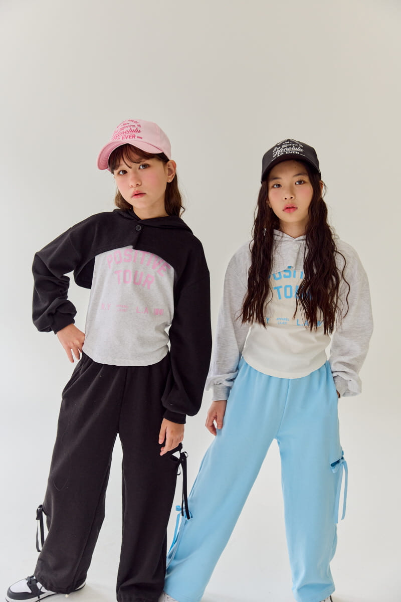 Rilla - Korean Children Fashion - #kidzfashiontrend - Want You Hoody Tee - 4