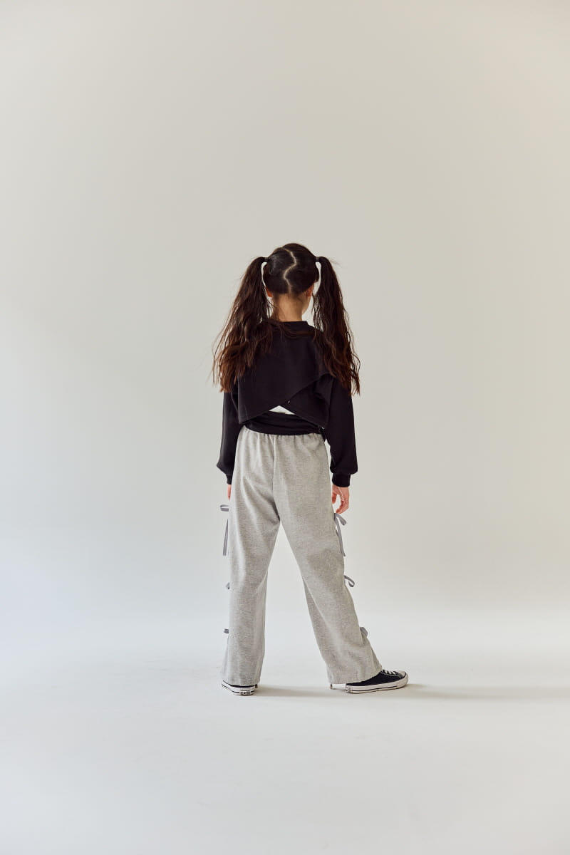 Rilla - Korean Children Fashion - #childofig - Reversal Ribbon Tee - 8