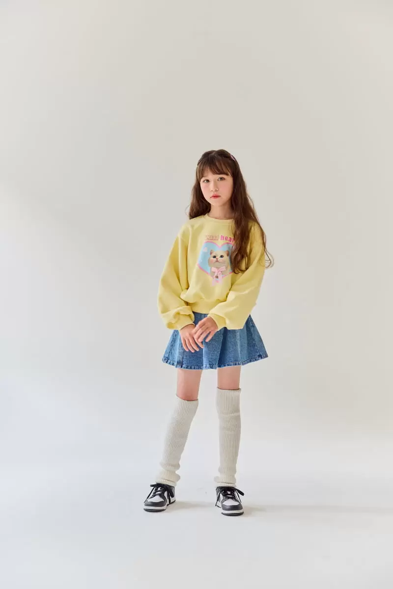 Rilla - Korean Children Fashion - #childofig - Want You Denim Skirt - 2