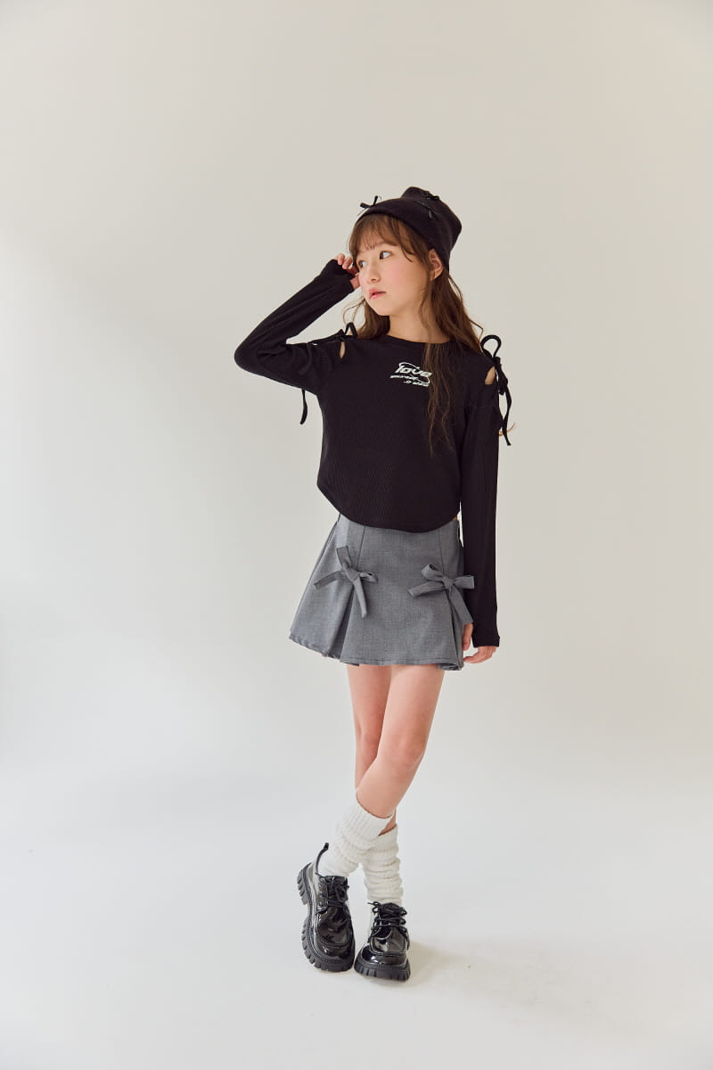 Rilla - Korean Children Fashion - #childrensboutique - Love Knot Tee  - 10