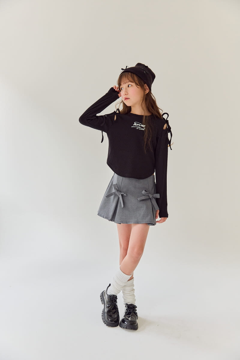 Rilla - Korean Children Fashion - #childrensboutique - Love Knot Tee - 10