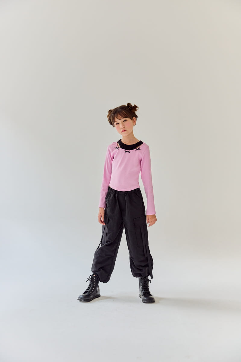 Rilla - Korean Children Fashion - #childofig - Rustling Cargo Pants - 4