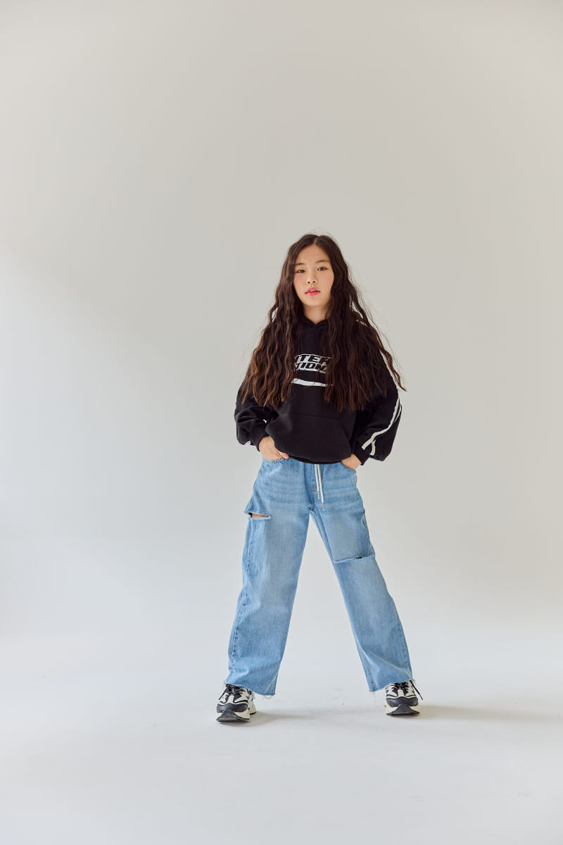 Rilla - Korean Children Fashion - #childrensboutique - Blue Jeans Vintage Pants - 6