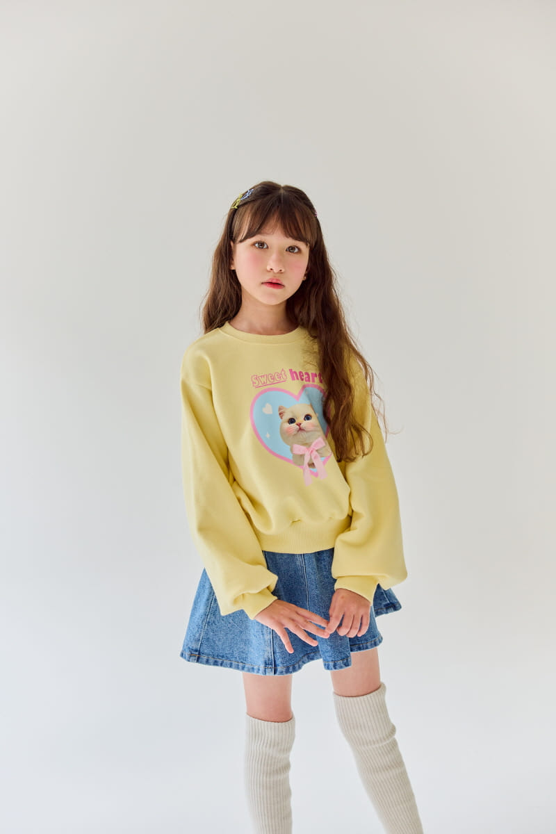 Rilla - Korean Children Fashion - #childofig - Want You Denim Skirt - 4