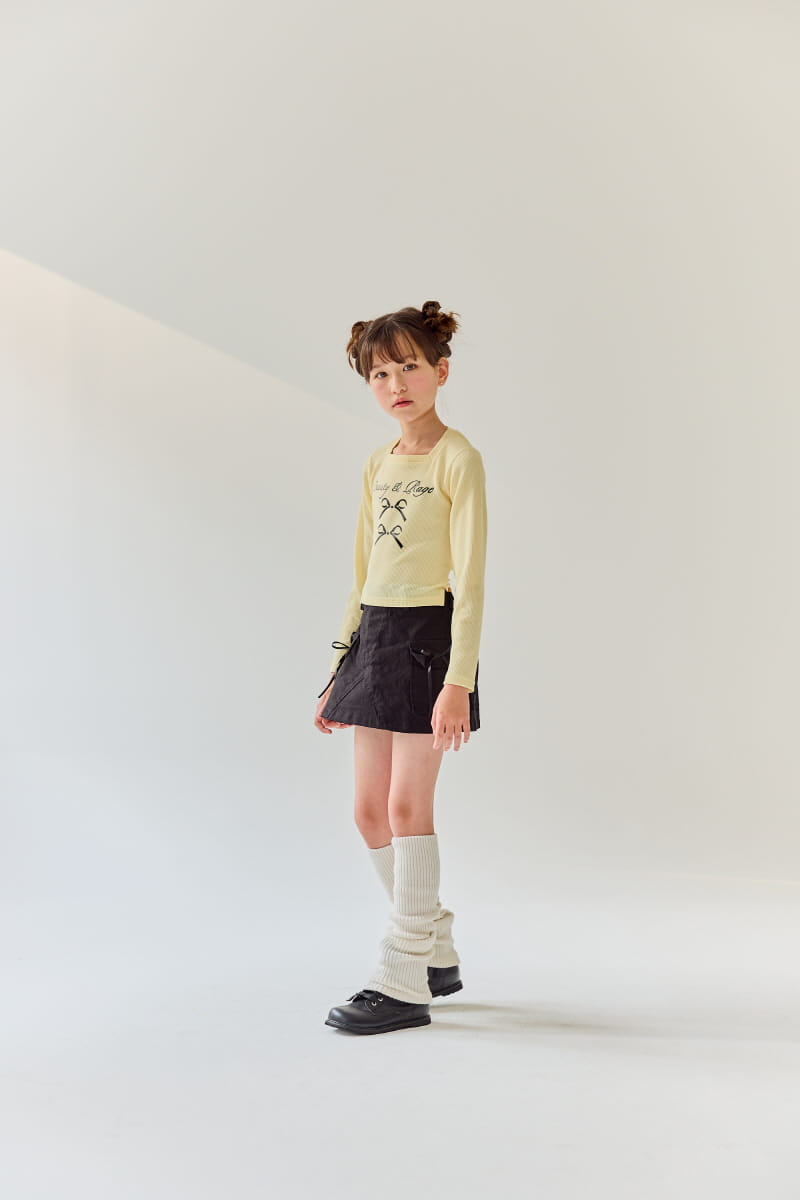 Rilla - Korean Children Fashion - #designkidswear - Square Tee - 8