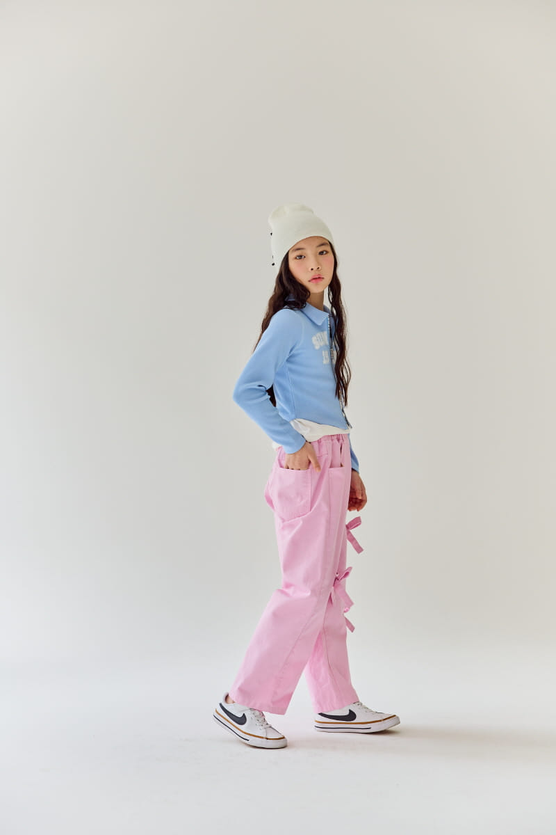 Rilla - Korean Children Fashion - #designkidswear - Three Ribbon Pants - 7
