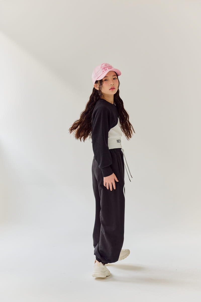Rilla - Korean Children Fashion - #childrensboutique - Heart Jogger Pants - 4