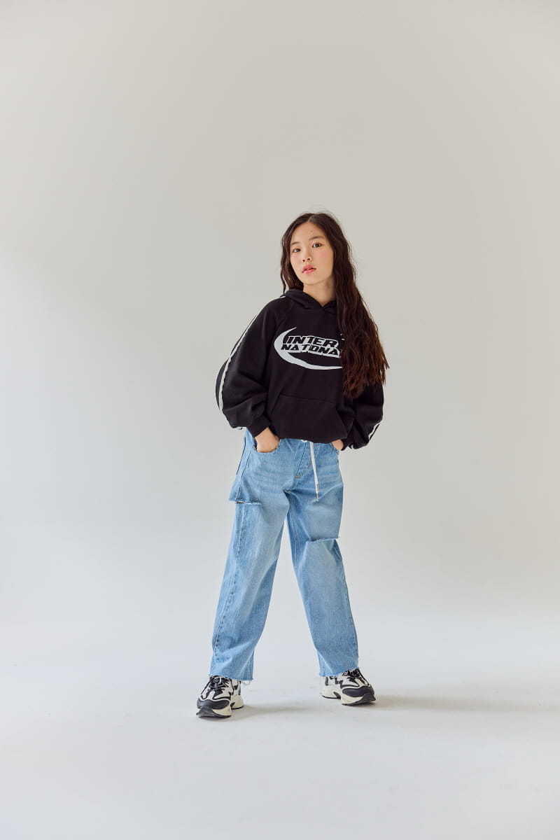 Rilla - Korean Children Fashion - #designkidswear - Blue Jeans Vintage Pants - 7