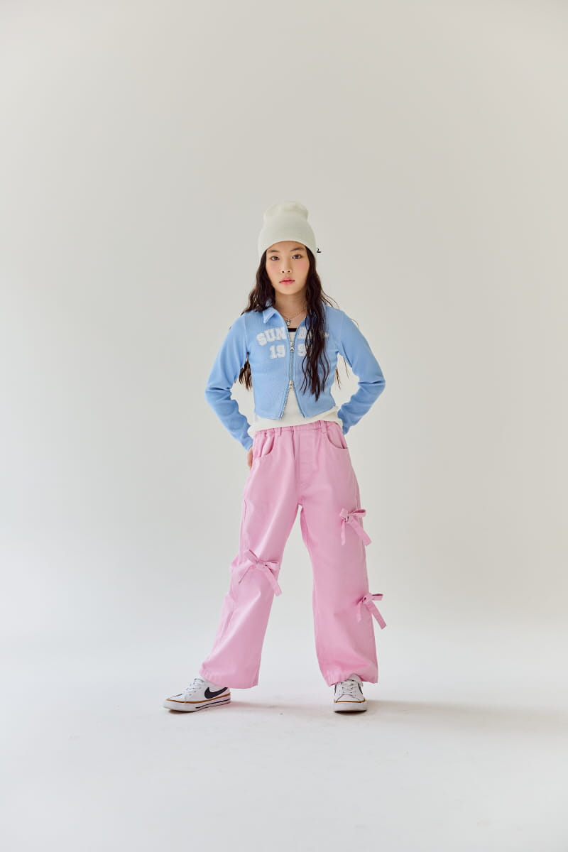 Rilla - Korean Children Fashion - #discoveringself - Three Ribbon Pants - 8