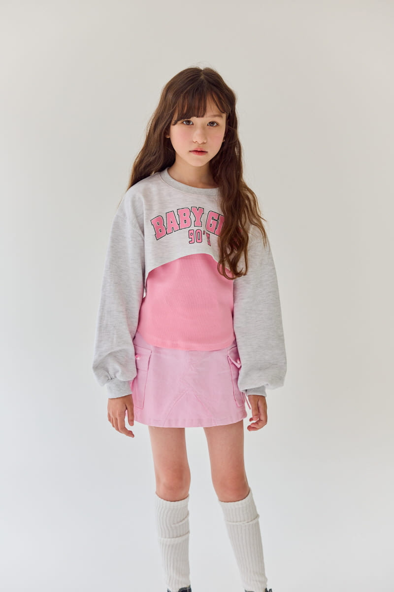 Rilla - Korean Children Fashion - #fashionkids - Bule Unbalance Tee