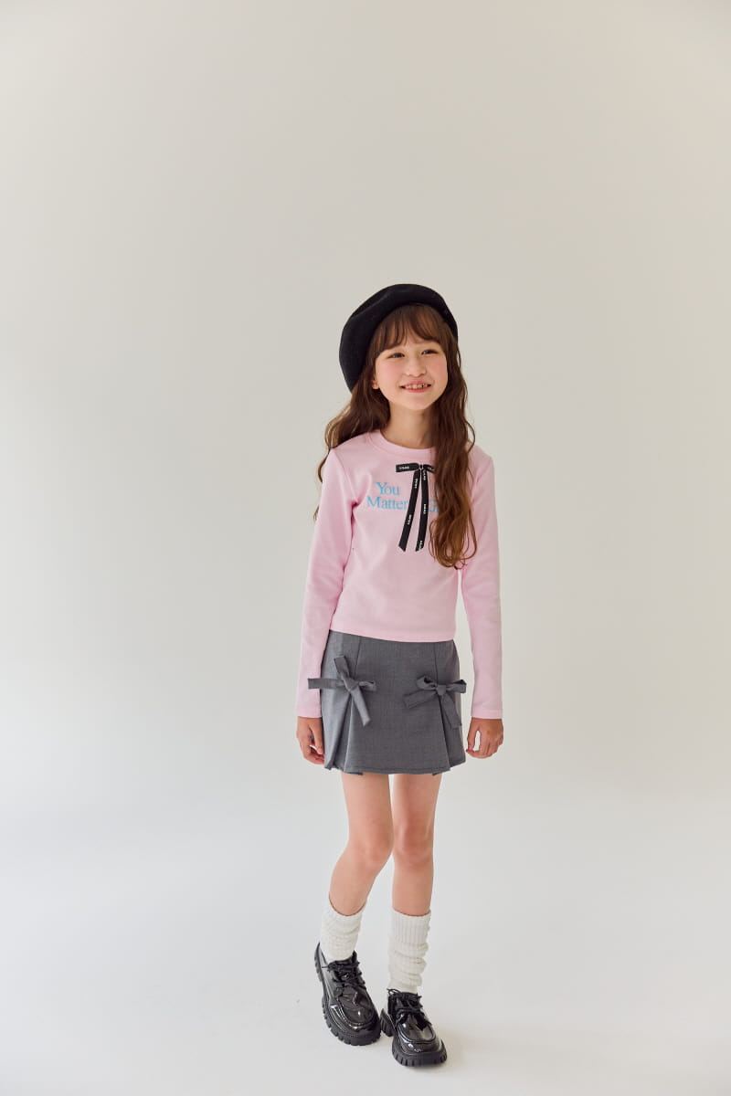 Rilla - Korean Children Fashion - #kidsshorts - Ribbon Span Tee - 3