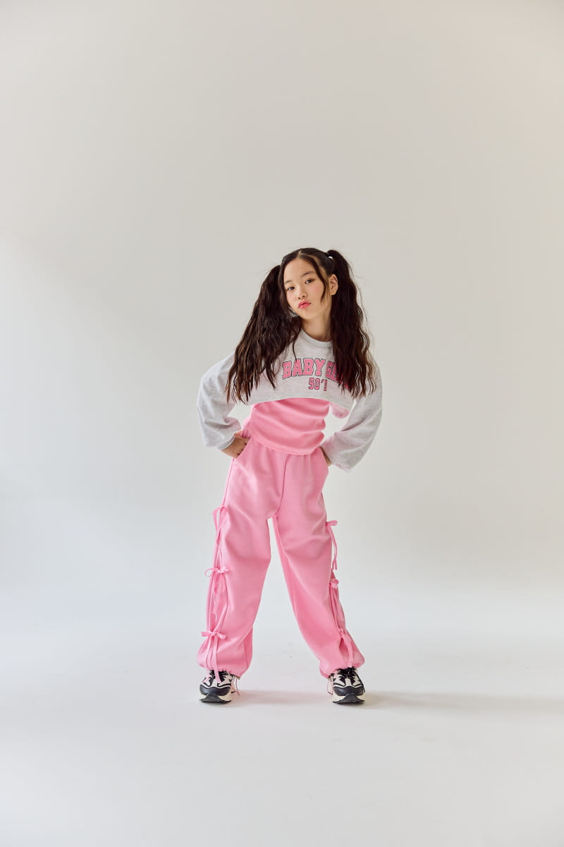 Rilla - Korean Children Fashion - #kidsshorts - Ribbon Wide Pants - 9