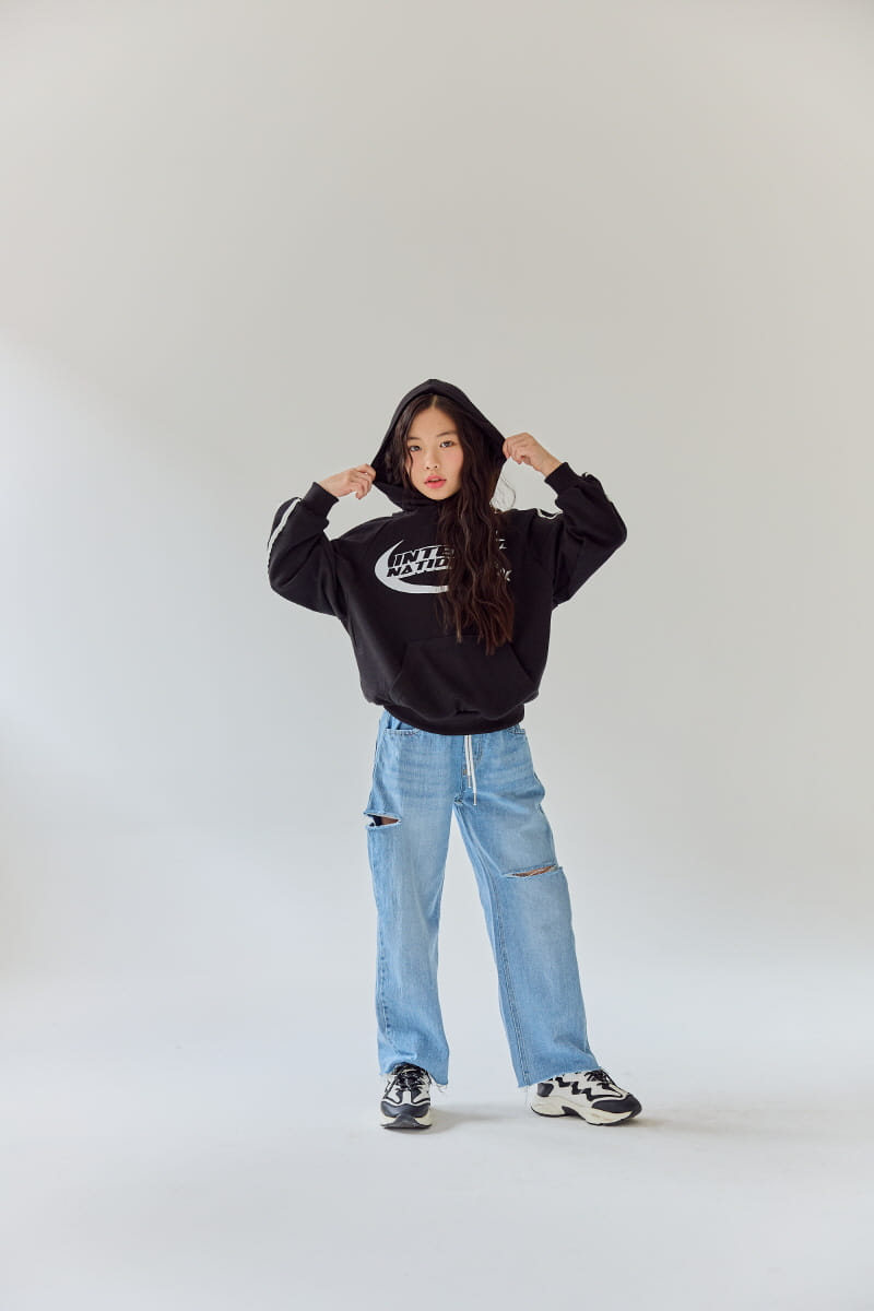 Rilla - Korean Children Fashion - #kidsshorts - Blue Jeans Vintage Pants - 10