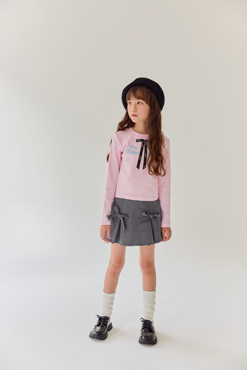 Rilla - Korean Children Fashion - #kidzfashiontrend - Ribbon Span Tee - 5