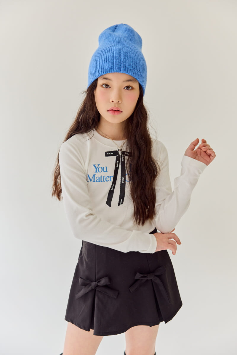 Rilla - Korean Children Fashion - #littlefashionista - Ribbon Span Tee - 7