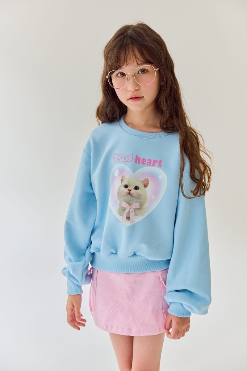 Rilla - Korean Children Fashion - #magicofchildhood - Sweet Cat Tee