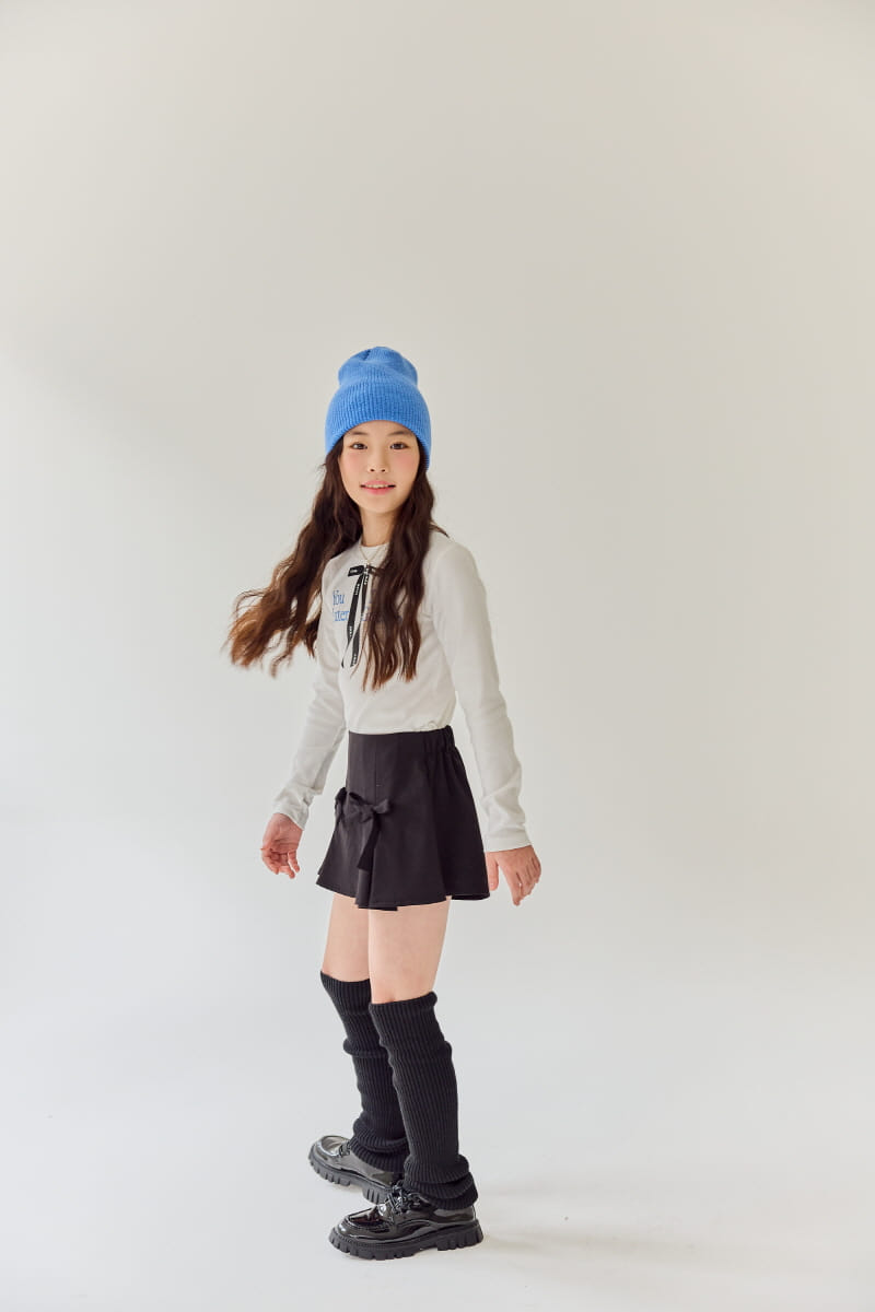 Rilla - Korean Children Fashion - #prettylittlegirls - Ribbon Span Tee - 10