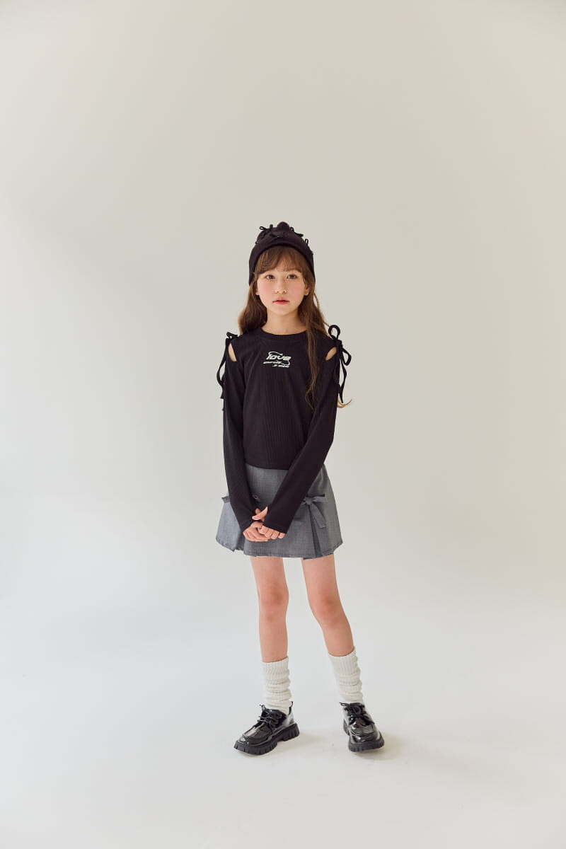 Rilla - Korean Children Fashion - #stylishchildhood - Love Knot Tee - 8