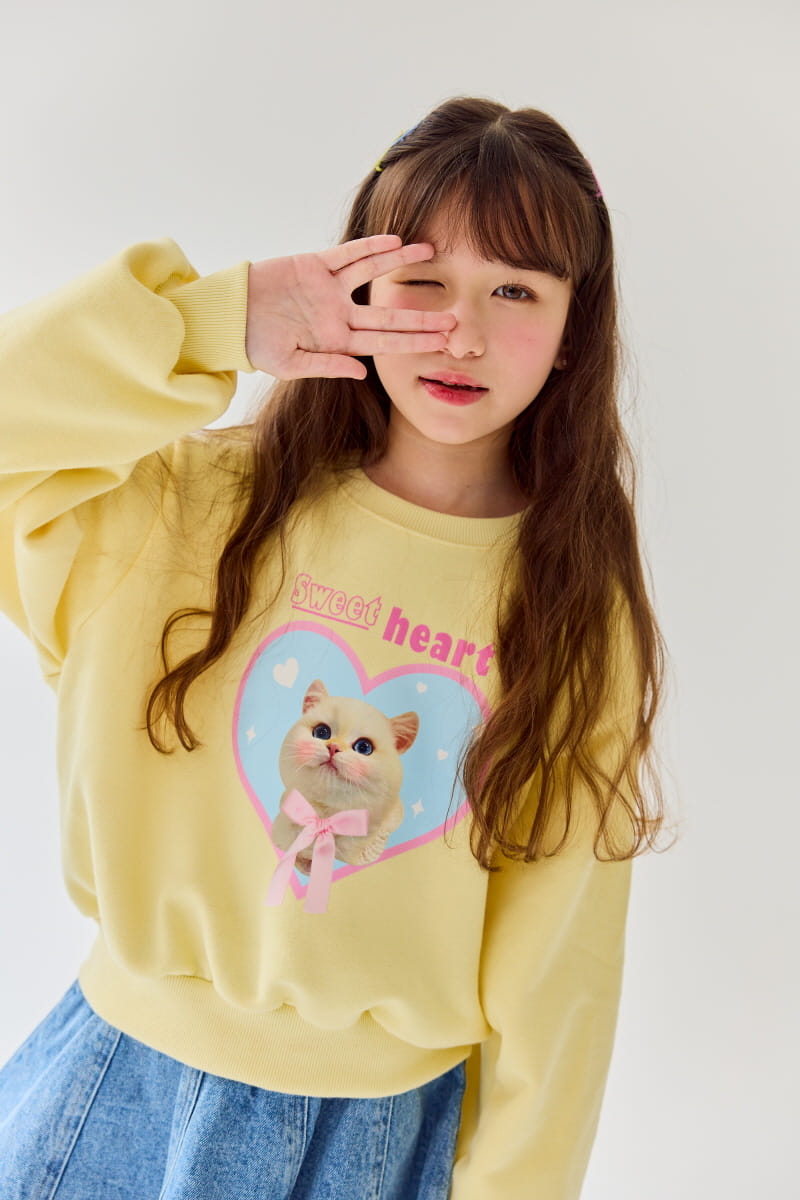 Rilla - Korean Children Fashion - #stylishchildhood - Sweet Cat Tee - 6