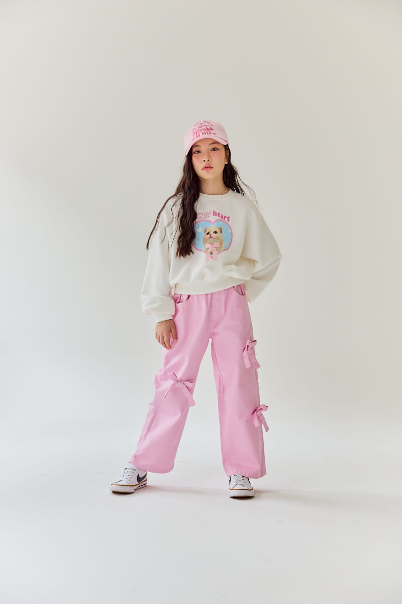 Rilla - Korean Children Fashion - #toddlerclothing - Three Ribbon Pants - 4