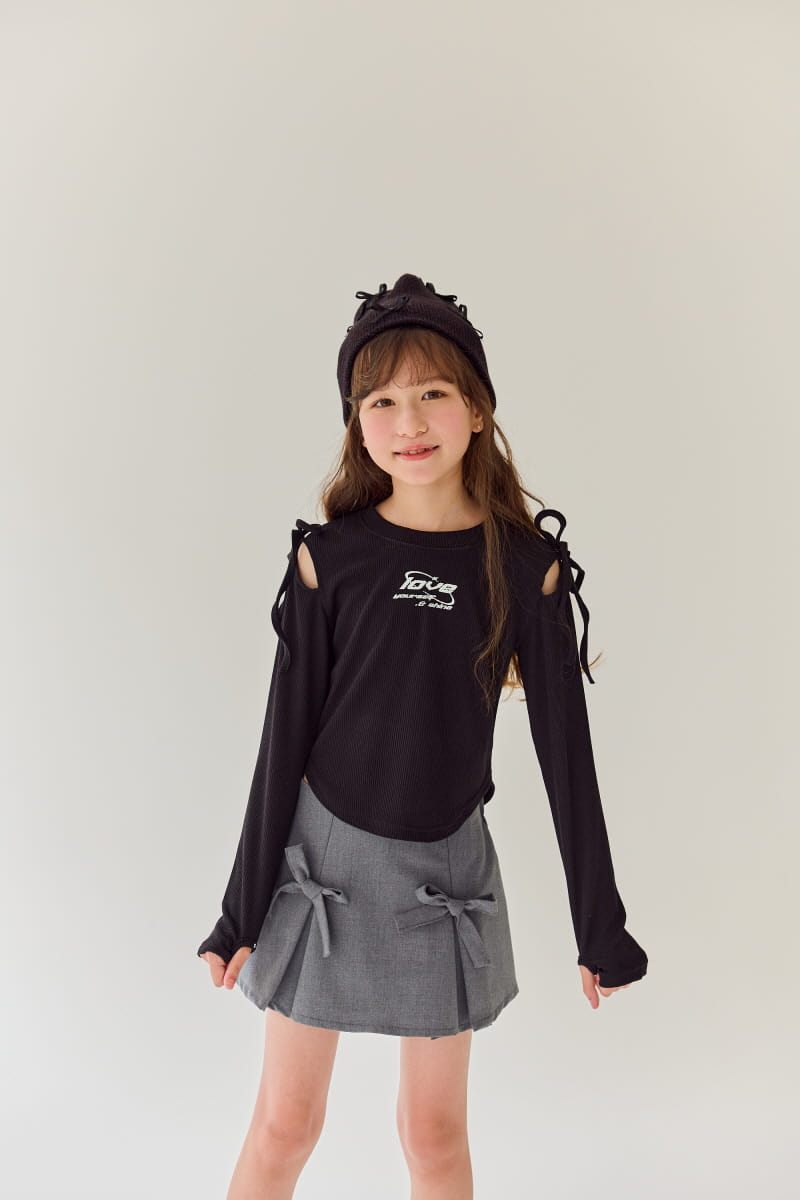 Rilla - Korean Children Fashion - #todddlerfashion - Love Knot Tee - 6