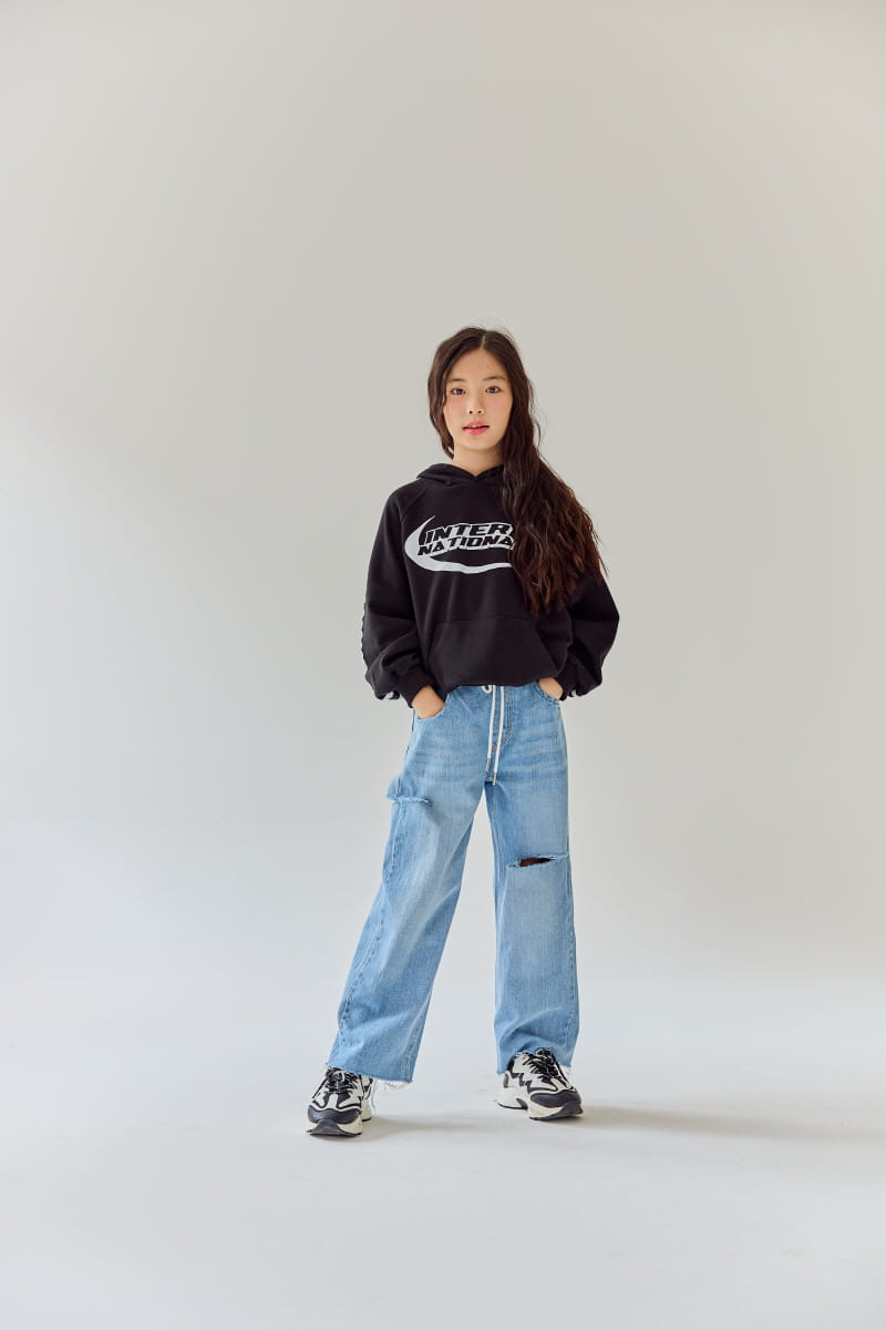 Rilla - Korean Children Fashion - #toddlerclothing - Hit Hoody Tee - 9